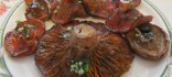 Rovellons del terme d'Arenys de Munt a la brasa